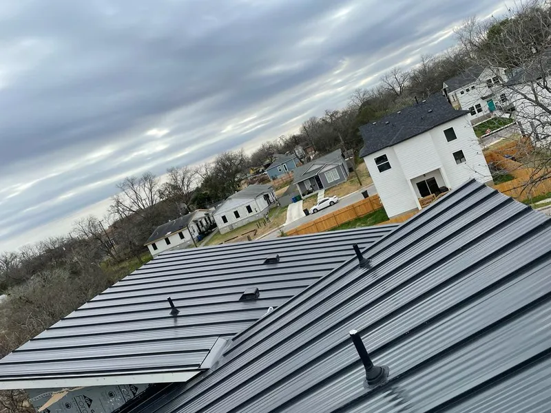 Standing seam metal roof panels with vents for Skylight Repair in Franklin Town